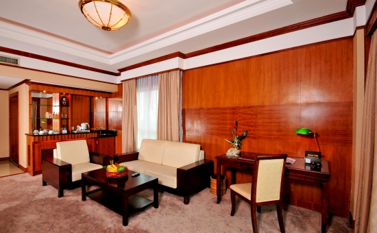 Interior of Executive Suite 301 - 3rd Floor – Corner with modern executive furnishings